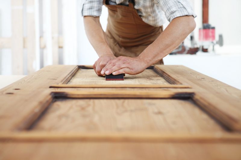 Interior Door Refinishing detail